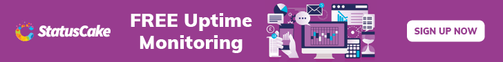 Ad: StatusCake FREE Uptime Monitoring